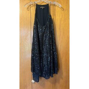 MALOOM BLACK SEQUINS COCKTAIL DRESS, LIKE NEW, SIZE: 4 / SMALL